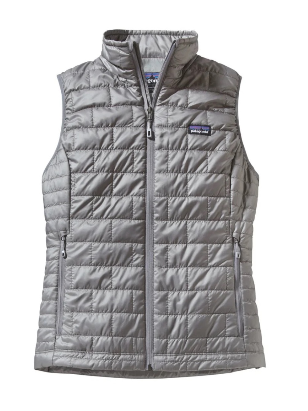 PATAGONIA Nano Puff Vest Women’s Small Gray Puffer